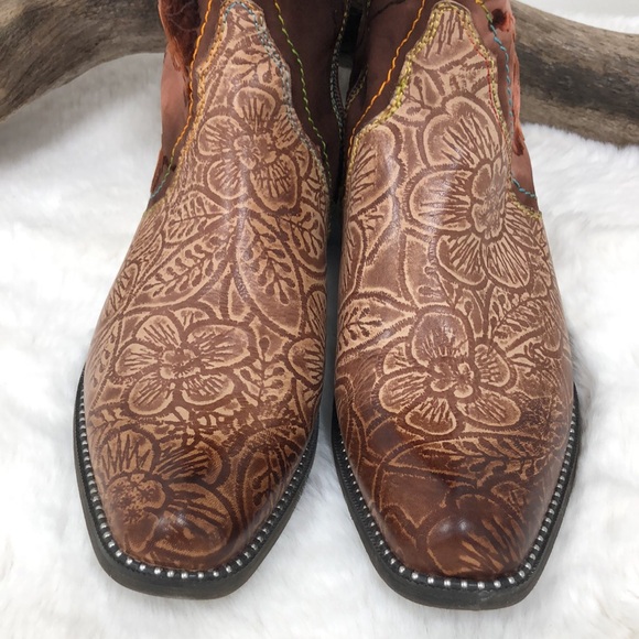L'Artiste Laretilyn Boho Bohemian Festival Concert Western Cowgirl Boots Sz 40 - Picture 3 of 14